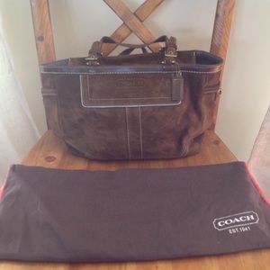 Coach Suede Bag
